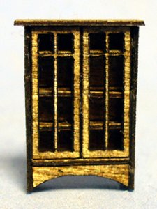 Arts & Crafts Era Curio Cabinet 1/120th scale