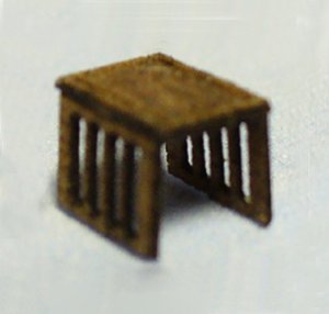 Arts & Crafts Era Side Table 1/120th scale