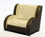 Art Deco Chair Quarter-inch scale