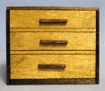 Art Deco Dresser Half-inch scale