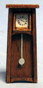 Arts and Crafts Mantle Clock Half-inch scale