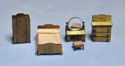 Bexley Bedroom Set 1/120th scale Bexley Bedroom Set 1/120th scale