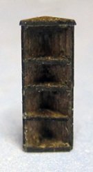 Tall Corner Bookcase 1/144th scale Tall Corner Bookcase 1/144th scale