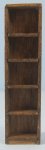 Tall Narrow Bookcase Quarter-inch scale