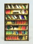Tall Bookcase With Printed Books 1/144th scale