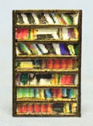 Tall Bookcase With Printed Books 1/144th scale Tall Bookcase With Printed Books 1/144th scale