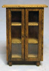 Faux Glass Cabinet Half-inch scale