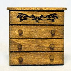 Chloe's Dresser Quarter-inch scale