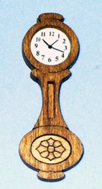 Banjo-Style Wall Clock Half-inch scale