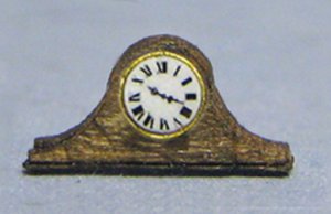 Low Mantle Clock Quarter-inch scale