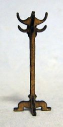 Coat Stand Quarter-inch scale