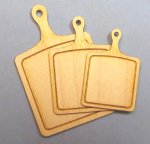 Maple Cutting Boards One-inch scale