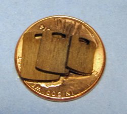 Walnut Cutting Boards Quarter-inch scale