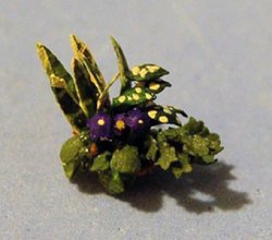 Dish Garden #1 in a Bonsai Pot Quarter-inch scale