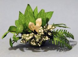 Dish Garden #3 in a Resin Planter One-inch scale