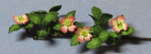 Dogwood Branches Half-inch scale