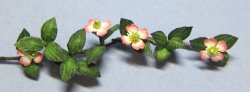 Dogwood Branches One-inch scale