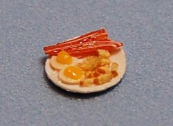 Breakfast Plate Quarter-inch scale