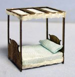 Emma's Canopy Bed 1/120th scale