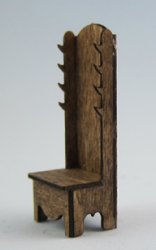 Entryway Chair Quarter-inch scale