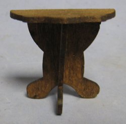 Fancy Hall Table Half-inch scale