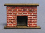 Brick Fireplace 1/120th scale