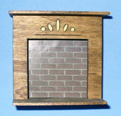 Fireplace Half-inch scale