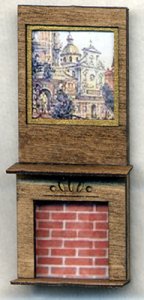 Fireplace Quarter-inch scale