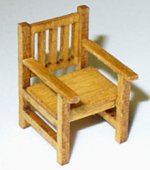 Garden Arm Chair Quarter-inch scale