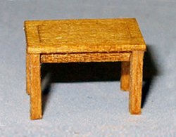 Garden Coffee Table Quarter-inch scale