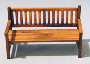 Garden Seat Half-inch scale