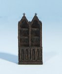 Gothic 2 Bay Bookcase 1/120th scale