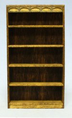 Gothic Bookcase Half-inch scale