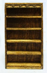Gothic Bookcase Quarter-inch scale Gothic Bookcase Quarter-inch scale