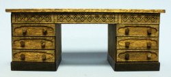 Gothic Desk Half-inch scale