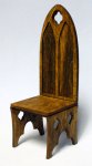 Gothic Dining Chair One-inch scale