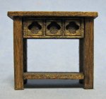 Gothic End Table Half-inch scale