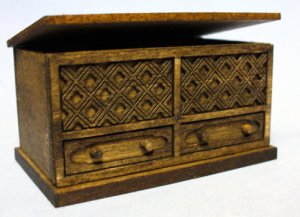 Gothic Mule Chest #2 Half-inch scale