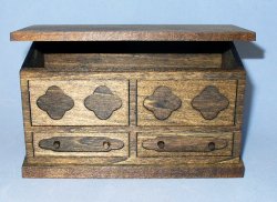 Gothic Mule Chest #1 One-inch scale
