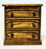 Gothic Nightstand Half-inch scale