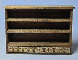 Gothic Spice Shelf Half-inch scale