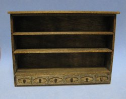 Gothic Spice Shelf One-inch scale