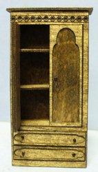 Gothic Wardrobe Half-inch scale