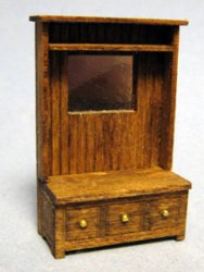 Hall Tree Quarter-inch scale