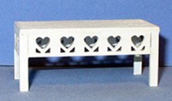 Heart Coffee Table Half-inch scale