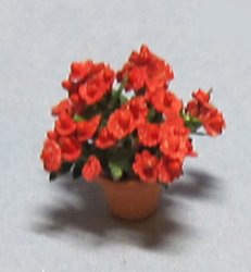 Impatiens in a Pot Quarter-inch scale