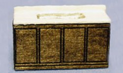 Wood Kitchen Sink 1/144th scale