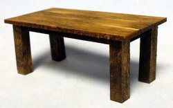 Kitchen Work Table One-inch scale