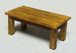 Kitchen Work Table Quarter-inch scale