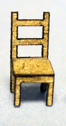 Ladderback Chair 1/120th scale